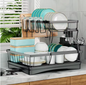 Venloo DuoDry™ – 2-Tier Large Dish Drying Rack