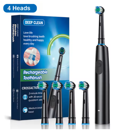 Venloo PulseClean™ – Advanced Rotary Electric Toothbrush