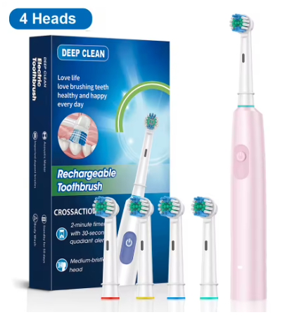 Venloo PulseClean™ – Advanced Rotary Electric Toothbrush