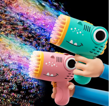 Venloo DinoBreeze™ – Electric Handheld Bubble Machine