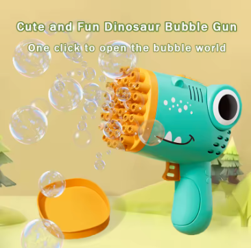 Venloo DinoBreeze™ – Electric Handheld Bubble Machine