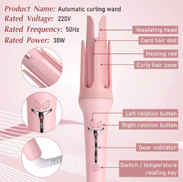 Venloo CurlSphere™ – 360° Automatic Rotating Hair Curler